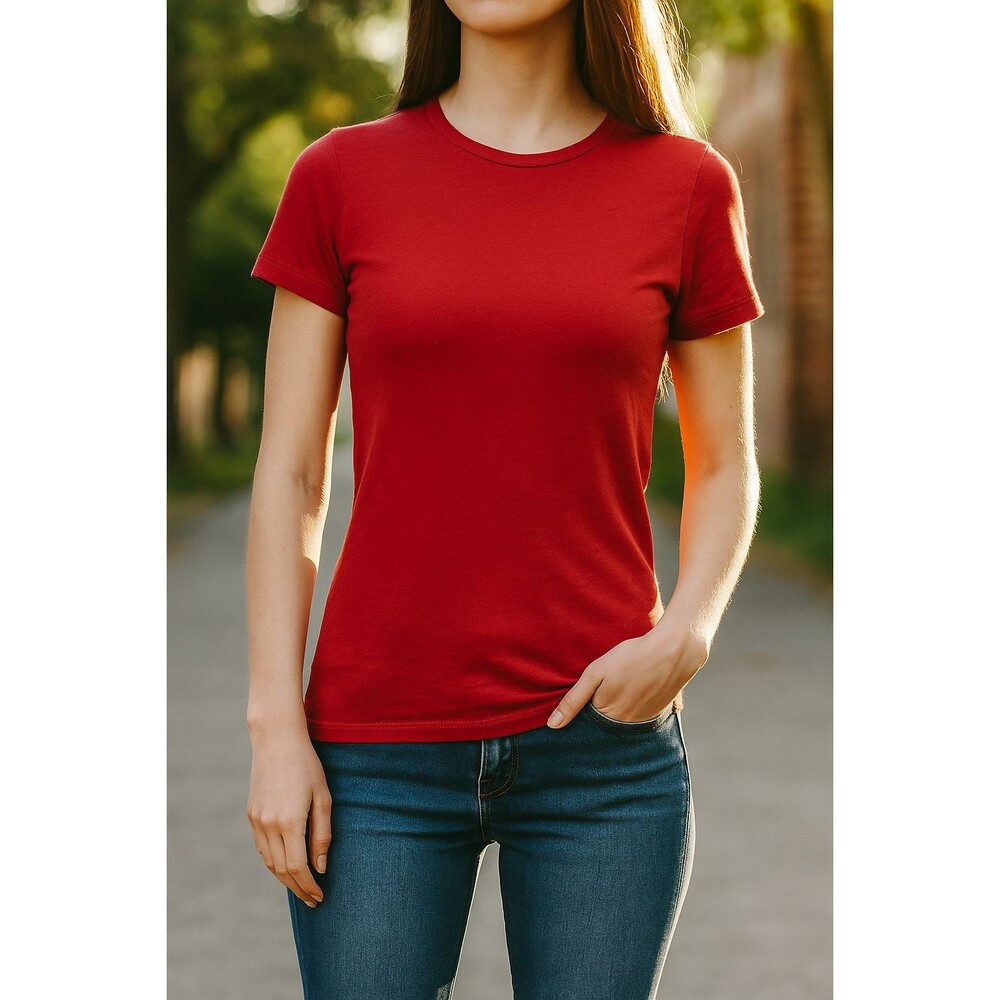 Everlane Slim Fit T-Shirt Size XS Short Sleeve Red Supima Cotton Casual EUC B52